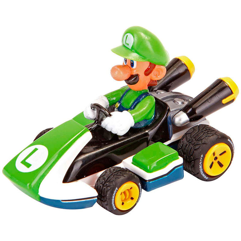 Set 3 coches Pull Speed Mario Kart Mario Luigi Yoshi CARRERA