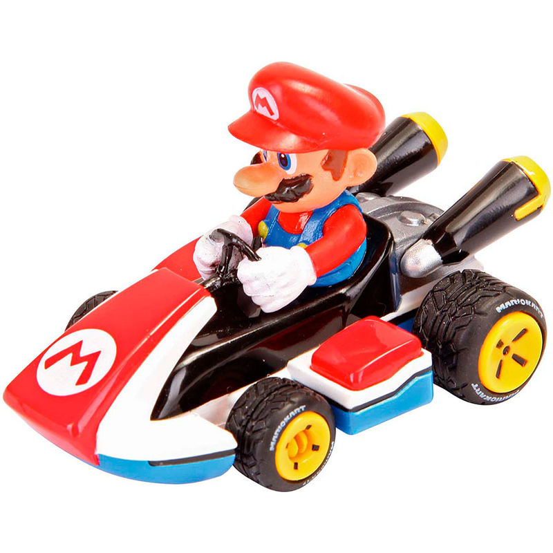 Set 3 coches Pull Speed Mario Kart Mario Luigi Yoshi CARRERA