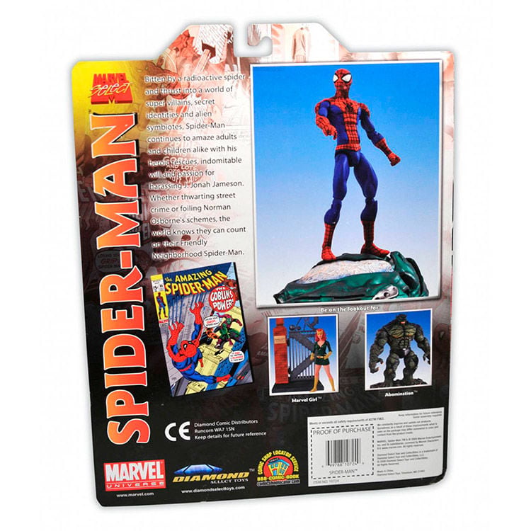 Figura Spiderman Marvel 18cm DIAMOND SELECT