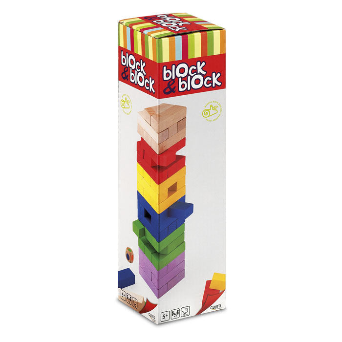 Juego Block & Block colores 54pz CAYRO