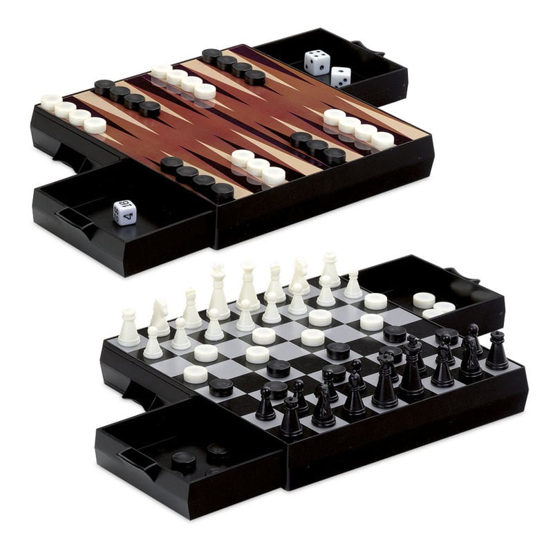 Ajedrez Damas Backgammon Magnetico cuadrado CAYRO