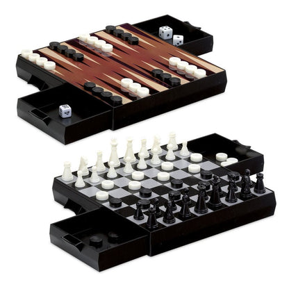 Ajedrez Damas Backgammon Magnetico cuadrado CAYRO