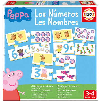 Juego Aprendo Los Numeros Peppa Pig EDUCA BORRAS