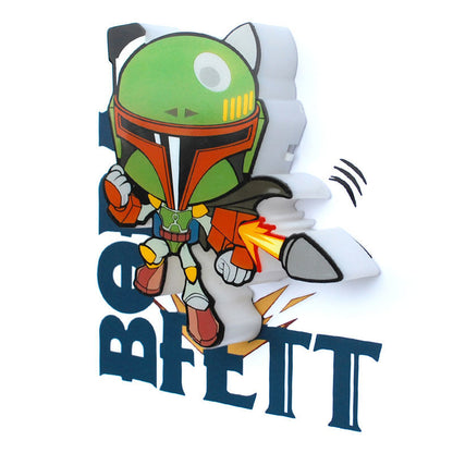 Lampara 3D Light FX mini Boba Fett Star Wars 3D LIGHT FX