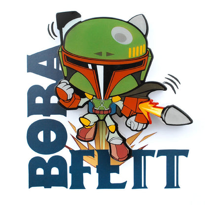 Lampara 3D Light FX mini Boba Fett Star Wars 3D LIGHT FX