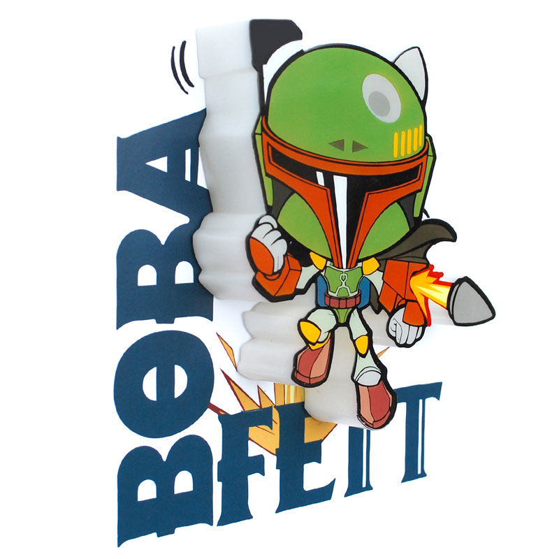 Lampara 3D Light FX mini Boba Fett Star Wars 3D LIGHT FX
