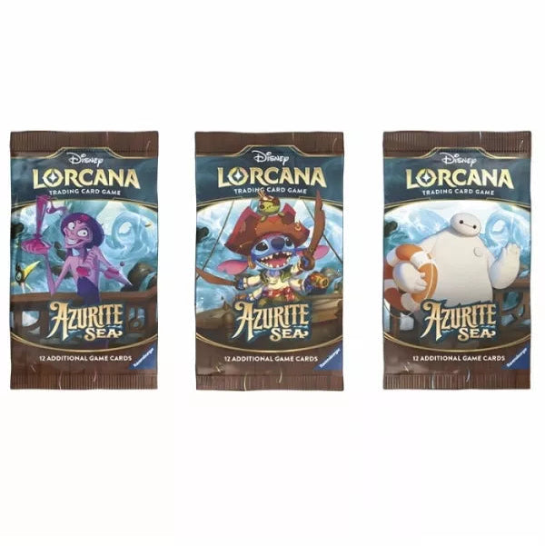 (1 sobre) Disney Lorcana: Azurite Sea - Paquete de refuerzo (Inglés) Frikartes